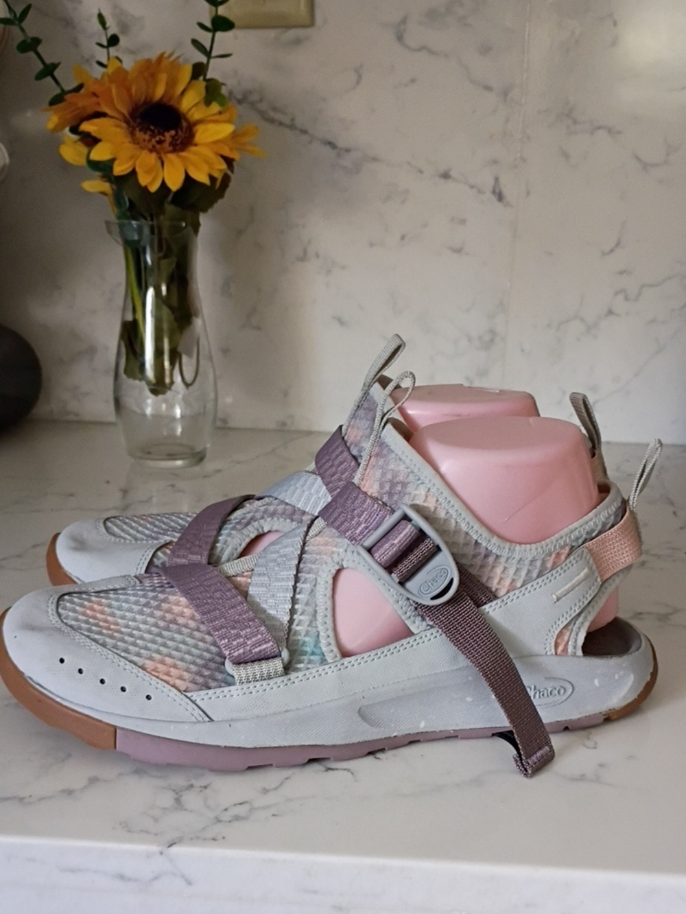 Chaco Odyssey Women's Pastel Multi Strappy Sport Sandal